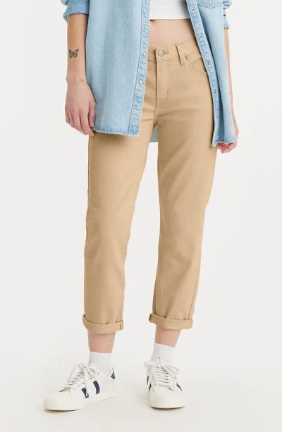 Levi's® Mid Rise Boyfriend Jeans In Unbasic Khaki Twill
