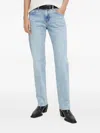 Levi's Middy Buttoned Denim Jeans In Blue