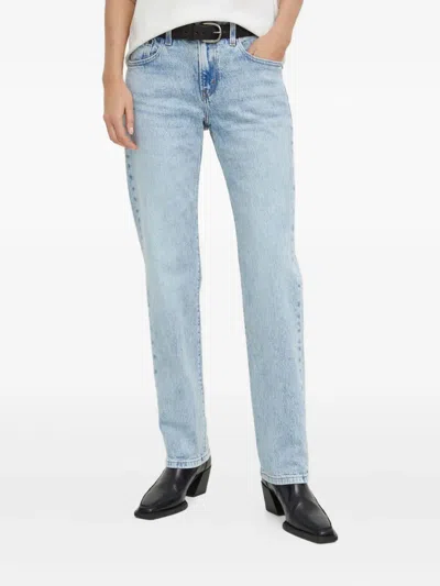 Levi's Middy Buttoned Denim Jeans In Blue