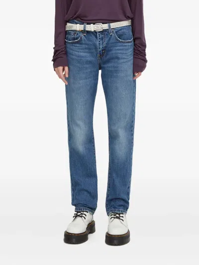 Levi's Middy Straight Jeans In Blue