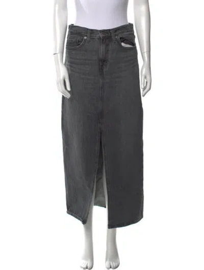 Pre-owned Levi's Midi Length Skirt In Gray