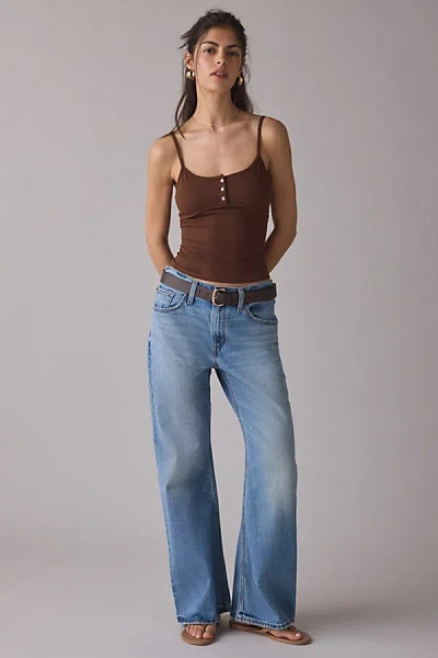 Levi's Mid-rise Loose Bootcut Jean In Easy Days, Women's At Urban Outfitters In Brown