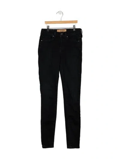 Pre-owned Levi's Mid-rise Skinny Leg Jeans In Black
