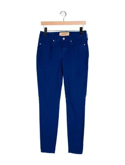 Pre-owned Levi's Mid-rise Skinny Leg Jeans In Blue