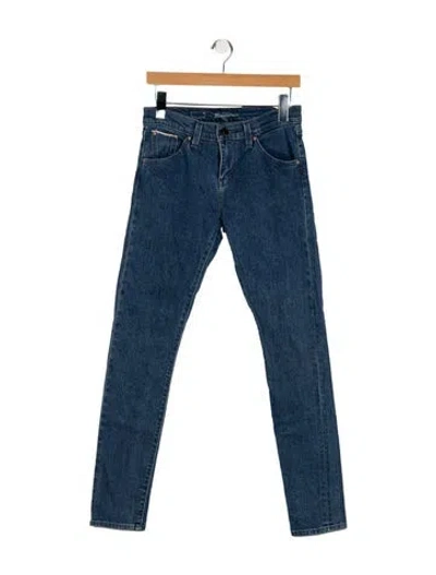 Pre-owned Levi's Mid-rise Skinny Leg Jeans In Blue