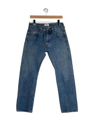 Pre-owned Levi's Mid-rise Straight Leg Jeans W/ Tags In Blue
