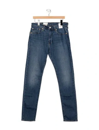 Pre-owned Levi's Mid-rise Straight Leg Jeans W/ Tags In Blue