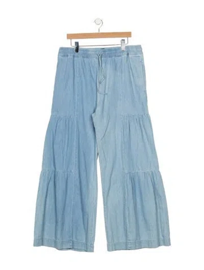 Pre-owned Levi's Mid-rise Wide Leg Jeans W/ Tags In Blue