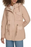 Levi's® Military Four-pocket Zip Hooded Jacket In Light Pink