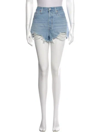 Pre-owned Levi's Mini Shorts In Blue