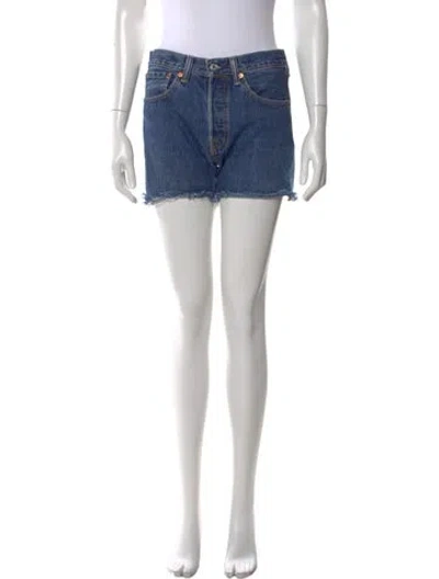 Pre-owned Levi's Mini Shorts In Blue