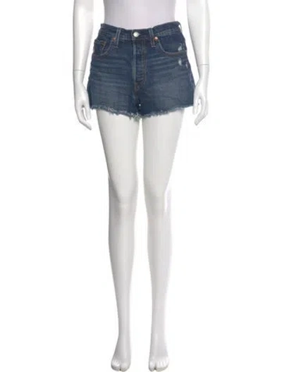 Pre-owned Levi's Mini Shorts In Blue