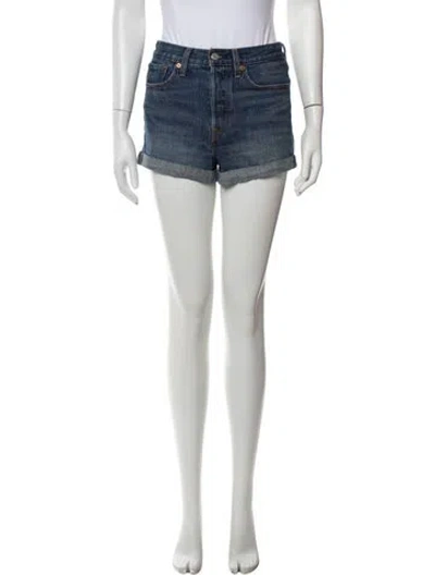 Pre-owned Levi's Mini Shorts In Blue