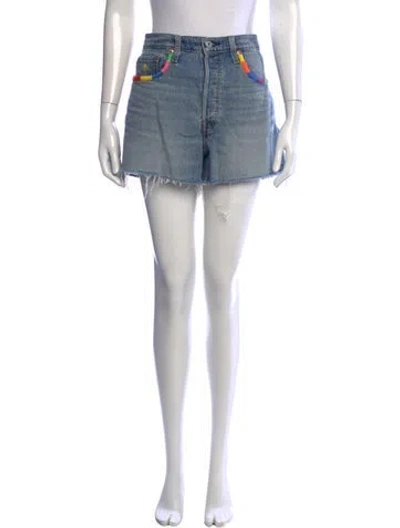 Pre-owned Levi's Mini Shorts In Blue