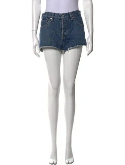 Pre-owned Levi's Mini Shorts In Blue