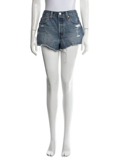 Pre-owned Levi's Mini Shorts In Blue