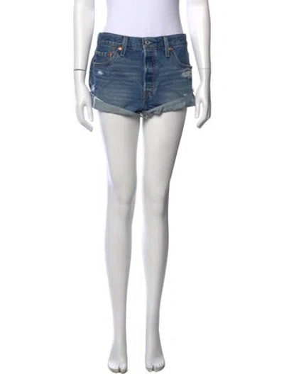 Pre-owned Levi's Mini Shorts In Blue