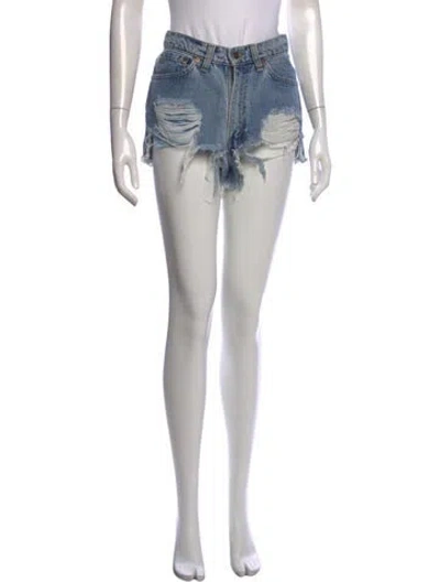 Pre-owned Levi's Mini Shorts In Blue