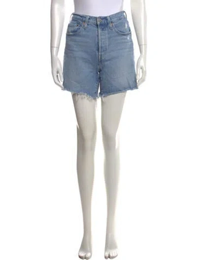 Pre-owned Levi's Mini Shorts In Blue