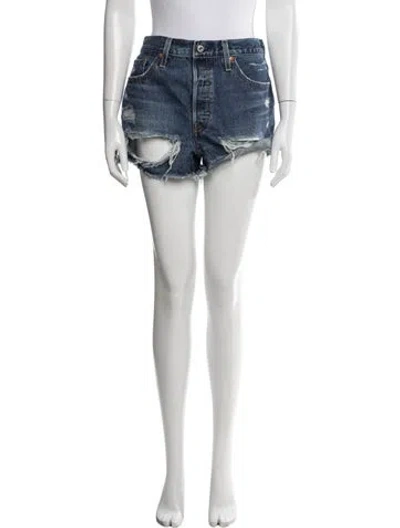 Pre-owned Levi's Mini Shorts In Blue