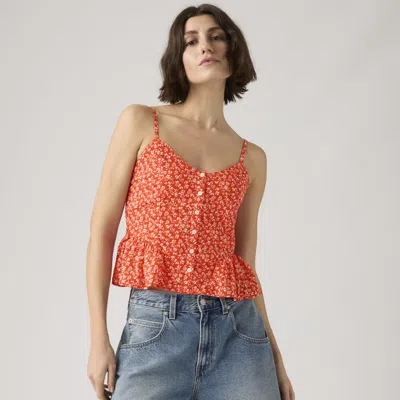 Levi's Monet Blouse In Orange