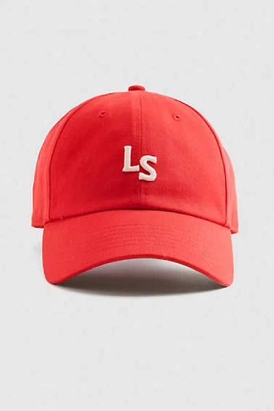 Levi's Monogram Cap In Red