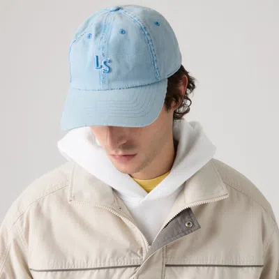 Levi's Monogram Cap In Blue