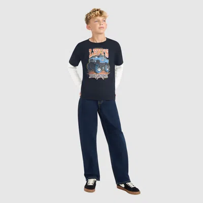 Levi's Kids' Monster Truck Tee Big Boys 8-20 T-shirt L In Black