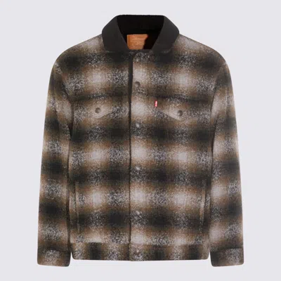 Levi's Multicolor Brown Cotton Casual Jacket