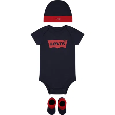 LEVI'S MULTICOLOR SET FOR BABY BOY WITH LOGO