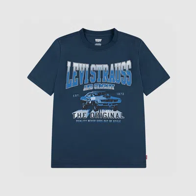 Levi's Levis Muscle Car Tee Big Boys S-xl T-shirt Xl In Blue