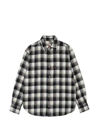 Levi's Nash Check-pattern Shirt In Black