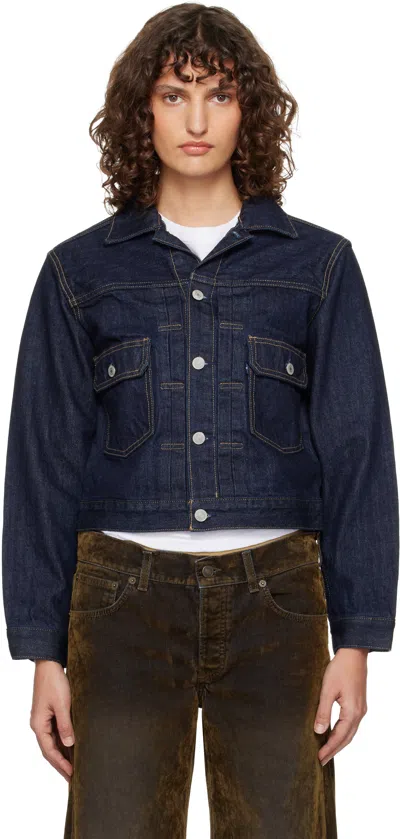 Levi's Navy Blue Tab Type Ii Trucker Jacket