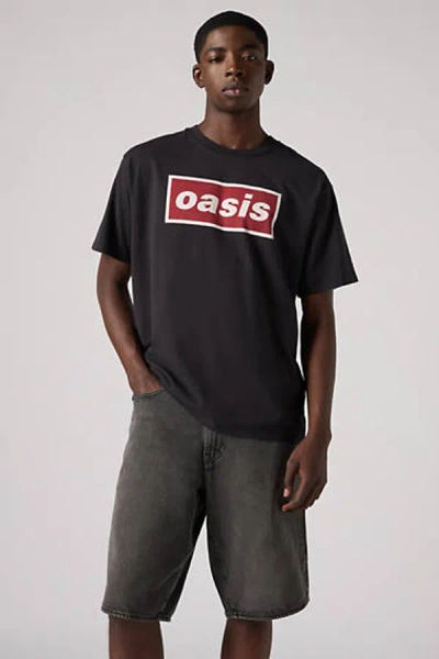 Levi's Oasis Band Tee In Brown