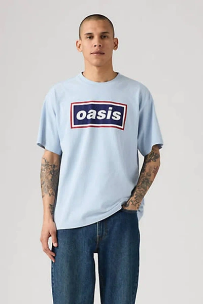 Levi's Oasis Band Tee In Blue