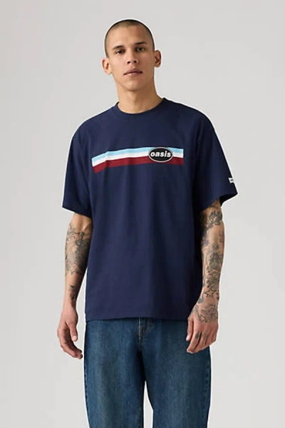 Levi's Oasis Band Tee In Blue