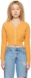 Levi's Orange Billie Jean Cardigan In 161142 Golden Nugget