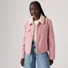 Levi's Original Sherpa Trucker Jacket In Pink