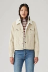 Levi's Original Sherpa Trucker Jacket In Neutral