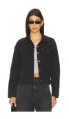 Levi's Ex-boyfriend Trucker Jacket In Black