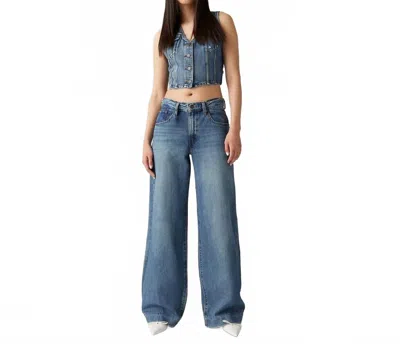 Levi's Oversized Baggy Jeans In Lof Fi Prep In Blue