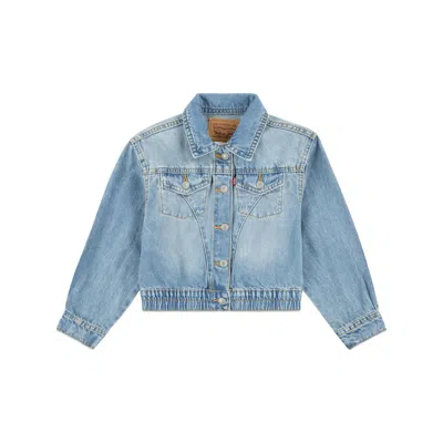 Levi's Levis Oversized Scrunchie Trucker Jacket Little Girls 4-6x 6x