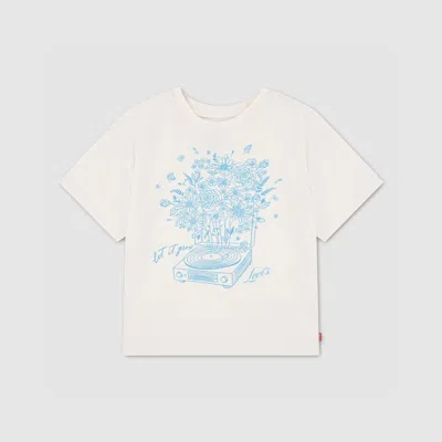 Levi's Oversized Tee Little Girls 4-6x T-shirt 4 In White