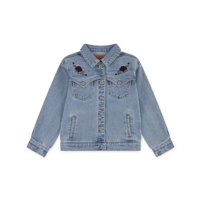 Levi's Levis Oversized Western Trucker Jacket Little Girls 4-6x 6x