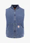 Levi's Workwear Sansome Padded Denim Vest In Blue