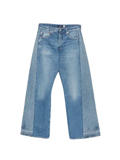 Levi's Panelled Straight-leg Jeans In Blue