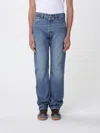 Levi's Blue Cotton Denim 501 Jeans In Blue
