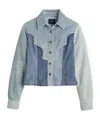 Levi's Patchwork Button-up Jacket In Blue