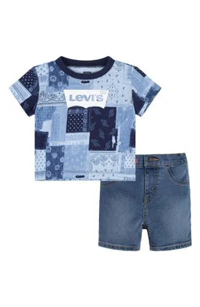 Levi's® Babies'  Patchwork Graphic T-shirt & Shorts