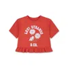 Levi's Levis Peplum Top Big Girls S-xl S In Red